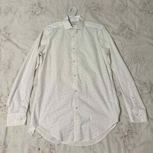 Calvin Klein White Cotton Dress Shirt - 15 neck, 32/33 sleeve